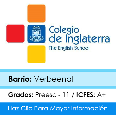 Colegio De Inglaterra (English School) en la zona Norte de Bogotá, sector Usaquén