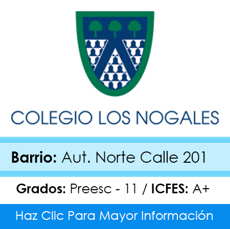 Colegio Norte Bogotá Los Nogales sector Usaquén 